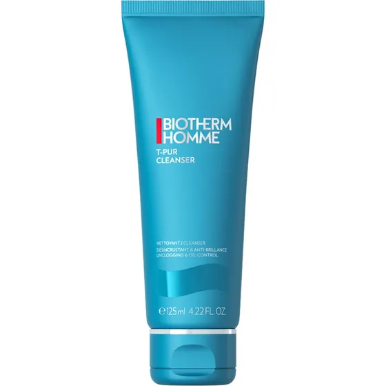 Biotherm Homme T-Pur Anti Oil & Wet Purifying Cleanser, 125 ml Biotherm Ansiktsrengöring för män