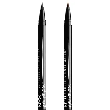NYX Professional Makeup Epic Ink Liner Black Duo: Dubbla Precisionen, Dubbla Looks!