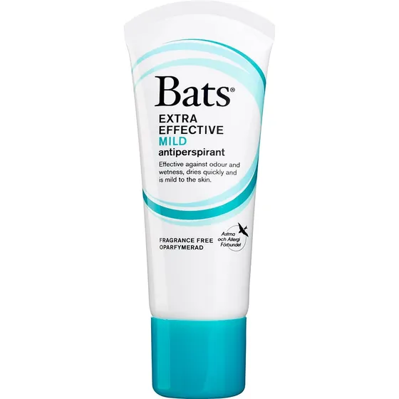 Extra Effective Mild Antiperspirant, 60 ml Bats Damdeodorant