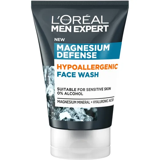 Men Expert Magnesium Defence, 100 ml L'Oréal Paris Ansiktsrengöring för män