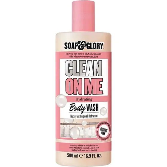 Clean on Me Body Wash for Cleansed and Refreshed Skin, 500 ml Soap & Glory Bad- & Duschcreme