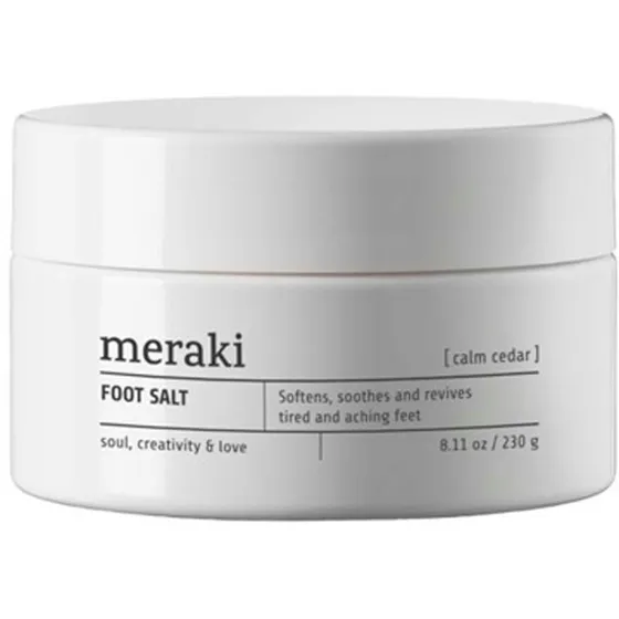 Foot Salt, 200 ml Meraki Fotbad & Fotskrubb