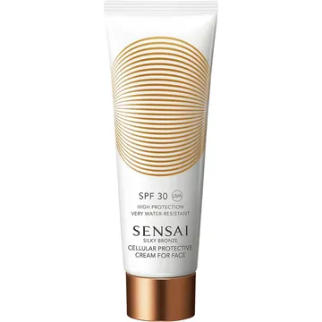 Silky Bronze Cellular Protective Cream För Face Spf30: Skydda huden mot solen med elegans