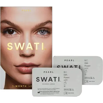 Pearl, 2 st SWATI Cosmetics Färgade linser: Naturlig skönhet i ett paket