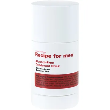 Recipe For Men Alkohol-Free Deodorant Stick, 75 ml