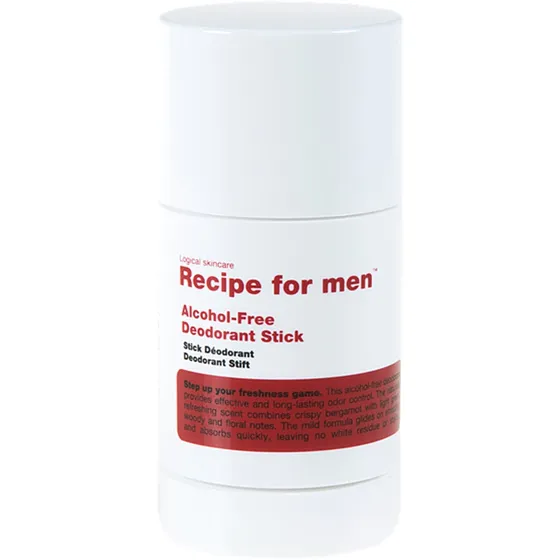 Recipe For Men Alcohol-Free Deodorant Stick, 75 ml Recipe for men Herrdeodorant