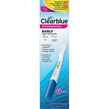 Clearblue Självtest Early Pregnancy Test: Tidiga svar, över 99 % tillförlitlighet