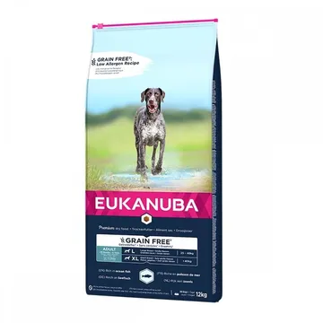 Eukanuba Dog Grain Free Ocean Fish (12 kg) - Till stora och extra stora hundraser