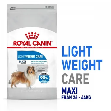 Royal Canin Dog Maxi Light Weight Care (12 kg): Kontroll av vikt och hälsa