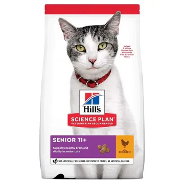 Hill's Science Plan Cat Senior 11Chicken (3 kg) näringsrikt foder för äldre katter