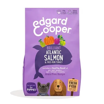 Edgard & Cooper Puppy Salmon & Turkey (2,5 kg): En komplett kost för växande valpar