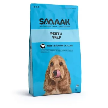 SMAAK Puppy Kyckling (10 kg): Näringsspäckat foder för unga, växande valpar