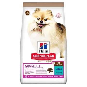 Hill's Science Plan Dog Adult No Grain Small & Mini Tuna 1,5 kg: för små hundar upp till 10 kg