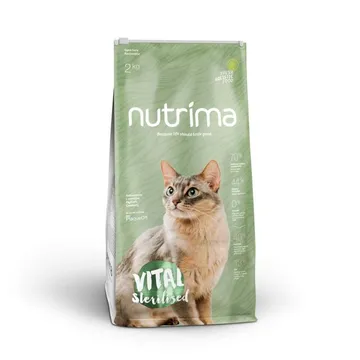 Nutrima Cat Vital Sterilised (2 kg) för kastrerade, överviktiga eller äldre katter