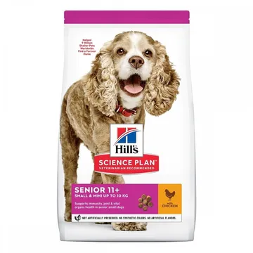 Hill's Science Plan Dog Senior 11Small & Mini Chicken 1,5 kg: Anpassad näring för äldre hundar