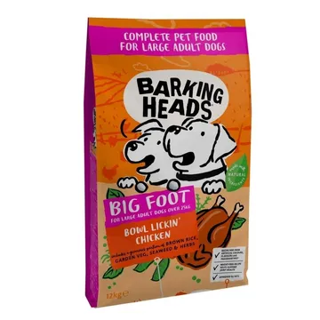 Barking Heads Large Breed Bowl Lickin' Chicken (12 kg): Naturligt och näringsrikt foder till din hund