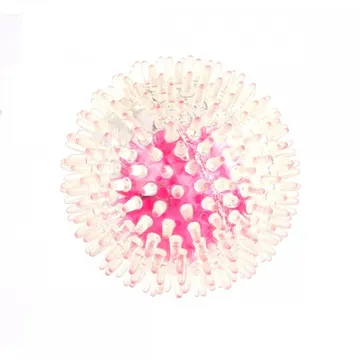 Little&Bigger TPR Spikboll LED Rosa 8 cm: En Lekfull Upplevelse för din Fyrbente Vän
