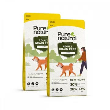 Purenatural Dog Adult Grain Free Lamb - 2 x 12 kg