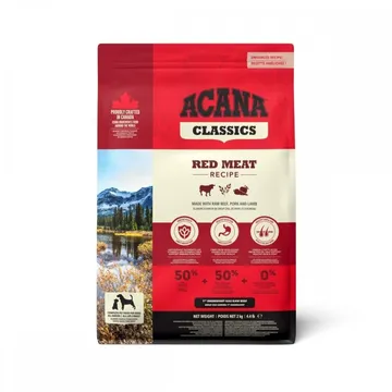 Acana Dog Classics Rött Kött (2 kg) - Foder för din hunds välbefinnande