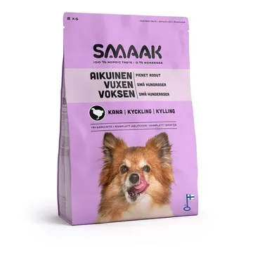 SMAAK Dog Adult Small Breed Kyckling (8 kg) - Premiumfoder för Små Hundar