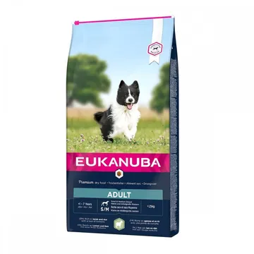 Eukanuba Dog Adult Small & Medium Breed Lamb & Rice (12 kg): Näring för din hunds livskvalitet