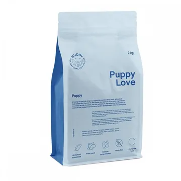 Buddy Petfoods Puppy Love (2 kg) - Ett fullvärdigt och skonsamt valpfoder