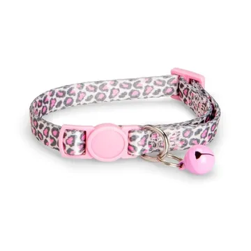 Basic Cat Halsband Rosa Leopard: Snyggt och Friskt Tillbehör Till Din Katt