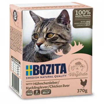 Bozita Bitar i Gelé med Kycklinglever: Ett Smakfullt och Hälsosamt Val för Din Katt