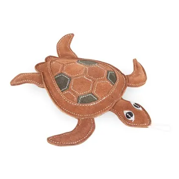 Gaia Suede Sköldpadda Tan: En mysvänlig leksak för din pälskling