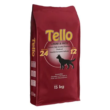 Tello Lamb & Rice - Vetefritt hundfoder för normalt aktiva hundar
