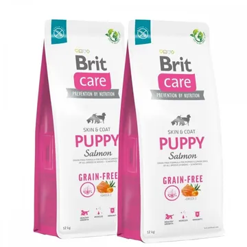 Brit Care Puppy Grain Free Salmon 2x12 kg: Ett Spannmålsfritt Valpfoder