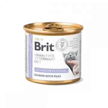 Brit Veterinary Diet Cat Gastrointestinal Grain Free 200 g | För känsliga magar & tarmar