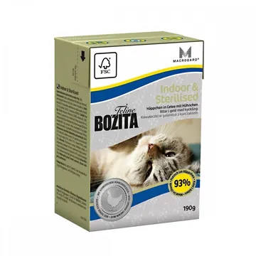 Bozita Indoor & Sterilised 190 g | Premiumkattmat för innekatter och steriliserade katter