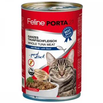 Feline Porta 21 Tonfisk och Biff (400 g): Ett smarrigt komplement till din katts diet