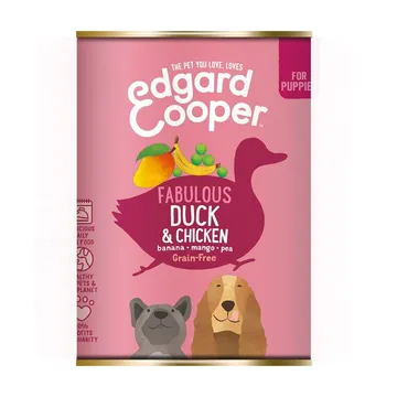 Edgard & Cooper Dog Puppy 150 g: Valpfoder med anka och kyckling
