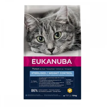 Eukanuba Cat Adult Sterilised & Weight Control Kyckling (10 kg): För Bättre Hälsa