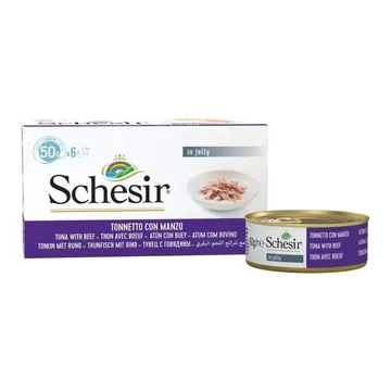 Schesir Cat Adult Beef Jelly: Förstklassigt våtfoder för din vuxna katt