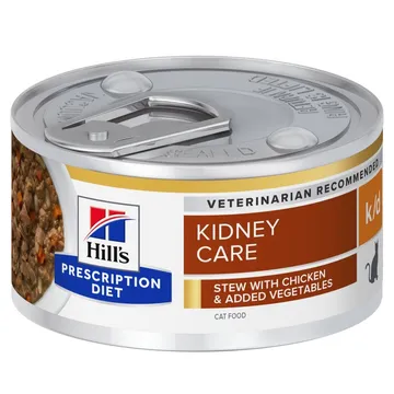 Hill's Prescription Diet Feline k/d Kidney Care Stew Chicken & Vegetables 82 g: N&auml;ringsrikt stöd f&ouml;r njurh&auml;lsa