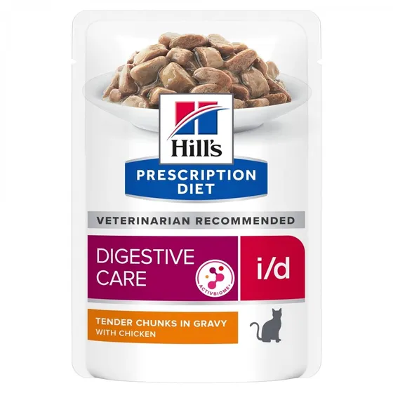 Hill's Prescription Diet Feline i/d Digestive Care Chicken 12x85 g