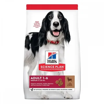 Hills Science Plan Dog Adult Medium Lamb & Rice (2,5 kg) - Ett näringsrikt foder för vuxna hundar