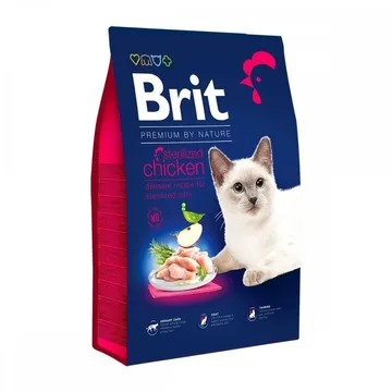 Brit Premium By Nature Sterilized Chicken (8 kg): Ett Premiumval för Kastrerade Katter