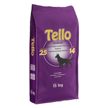 Tello Junior 15 kg: Naturligt och näringsrikt valpfoder
