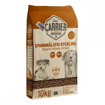 Carrier Spannmålsfri Kyckling (10 kg) - Foder för hunden med smak