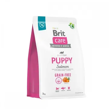 Brit Care Dog Puppy Grain Free Salmon (3 kg): Laxfoder till valpar