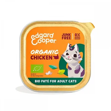 Edgard & Cooper Organic Cat Pate Chicken 85 g: En Proteinrik Delikatess