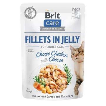Brit Care Cat Adult Kyckling & Ost i Gelu00e9 85 g: En Helmat för din Katt