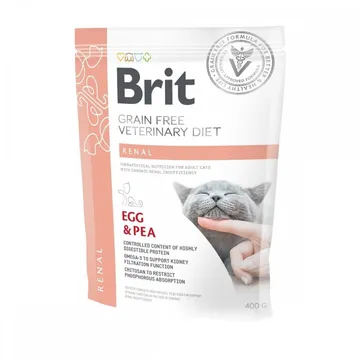 Brit Veterinary Diet Cat Renal Grain Free (400 g) | Veterinärfoder för Njurproblem