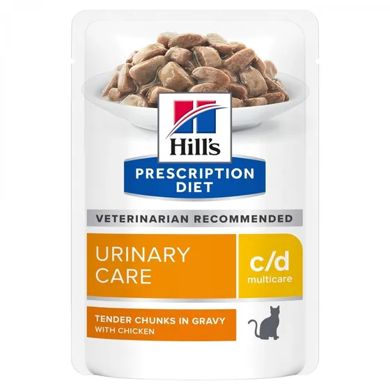 Hill's Prescription Diet Feline c/d Urinary Care Multicare Chicken 12x85 g