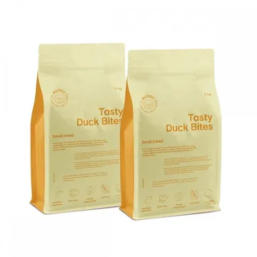 Buddy Tasty Duck Bites 2x5 kg: En annorlunda och smakrik kombination av anka och ris