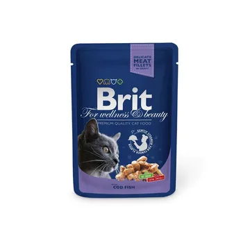 Brit Premium Portionspåsar Med Torsk För Katter: En Läcker Måltid För Din Katt